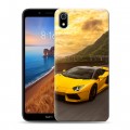 Дизайнерский силиконовый чехол для Xiaomi RedMi 7A Lamborghini