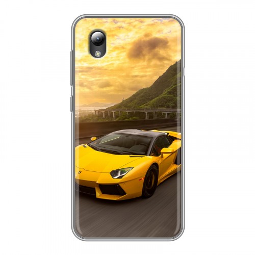 Дизайнерский силиконовый чехол для ZTE Blade A3 (2019) Lamborghini