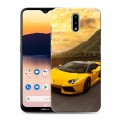 Дизайнерский пластиковый чехол для Nokia 2.3 Lamborghini