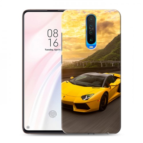 Дизайнерский пластиковый чехол для Xiaomi RedMi K30 Lamborghini