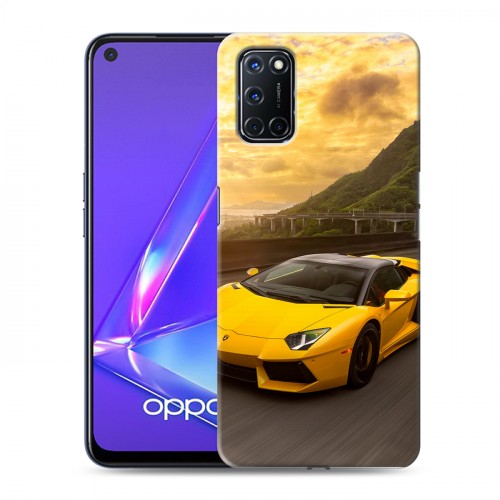 Дизайнерский пластиковый чехол для OPPO A52 Lamborghini