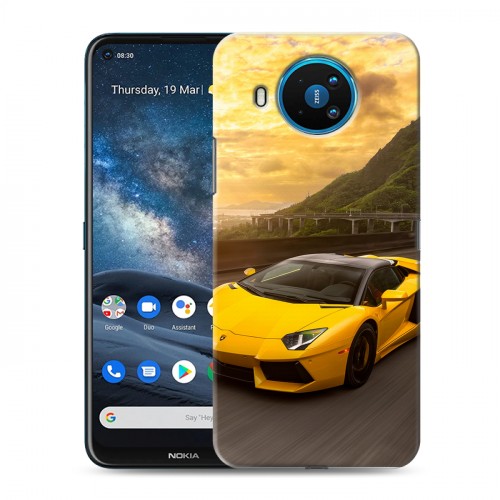 Дизайнерский силиконовый чехол для Nokia 8.3 Lamborghini