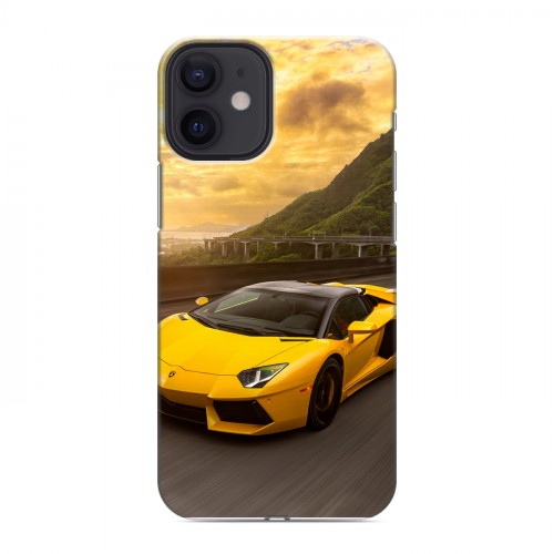 Дизайнерский пластиковый чехол для Iphone 12 Mini Lamborghini