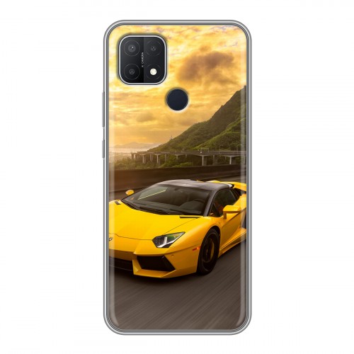 Дизайнерский силиконовый чехол для OPPO A15 Lamborghini