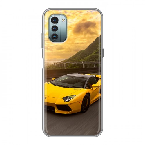 Дизайнерский силиконовый чехол для Nokia G11 Lamborghini