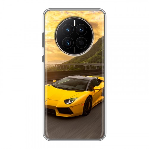 Дизайнерский силиконовый с усиленными углами чехол для Huawei Mate 50 Lamborghini