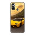 Дизайнерский силиконовый чехол для Tecno Spark 7 Lamborghini