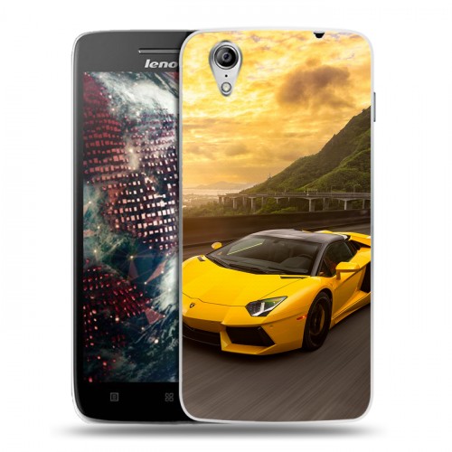 Дизайнерский пластиковый чехол для Lenovo Vibe X Lamborghini