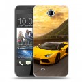 Дизайнерский пластиковый чехол для HTC Desire 300 Lamborghini