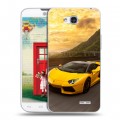 Дизайнерский пластиковый чехол для LG L80 Lamborghini