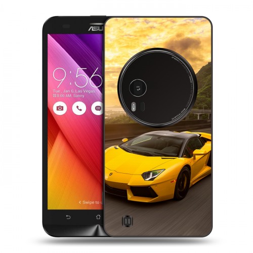 Дизайнерский силиконовый чехол для Asus Zenfone Zoom Lamborghini