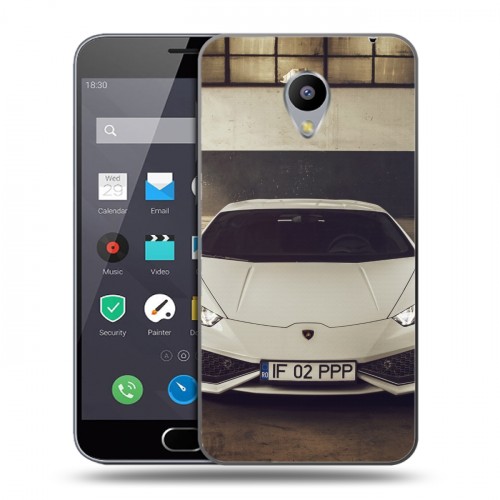 Дизайнерский пластиковый чехол для Meizu M2 Note Lamborghini