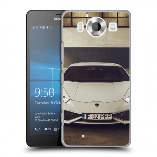 Дизайнерский пластиковый чехол для Microsoft Lumia 950 Lamborghini