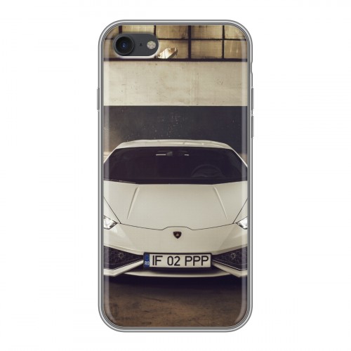 Дизайнерский силиконовый чехол для Iphone 7 Lamborghini