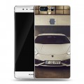 Дизайнерский пластиковый чехол для Huawei P9 Plus Lamborghini