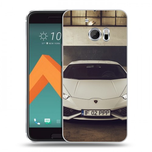 Дизайнерский пластиковый чехол для HTC 10 Lamborghini