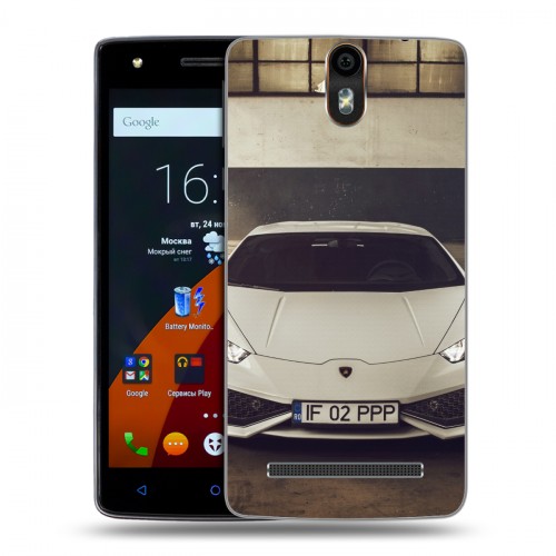 Дизайнерский силиконовый чехол для Wileyfox Storm Lamborghini