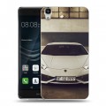 Дизайнерский пластиковый чехол для Huawei Y6II Lamborghini