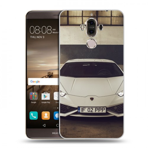 Дизайнерский пластиковый чехол для Huawei Mate 9 Lamborghini