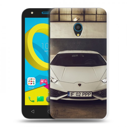 Дизайнерский пластиковый чехол для Alcatel U5 Lamborghini