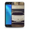 Дизайнерский пластиковый чехол для Asus ZenFone Live Lamborghini