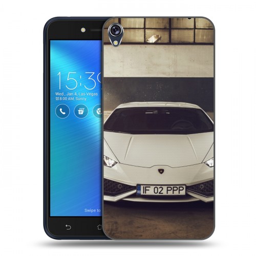 Дизайнерский пластиковый чехол для Asus ZenFone Live Lamborghini