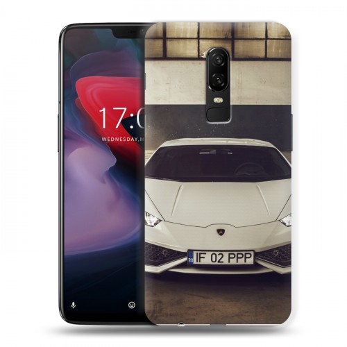 Дизайнерский пластиковый чехол для OnePlus 6 Lamborghini