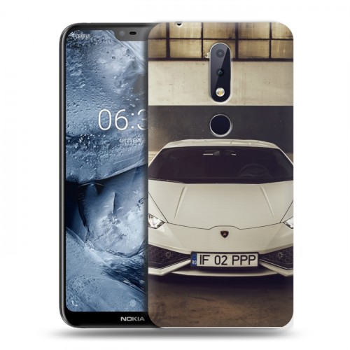 Дизайнерский пластиковый чехол для Nokia 6.1 Plus Lamborghini