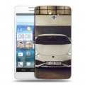 Дизайнерский пластиковый чехол для Huawei Ascend D2 Lamborghini