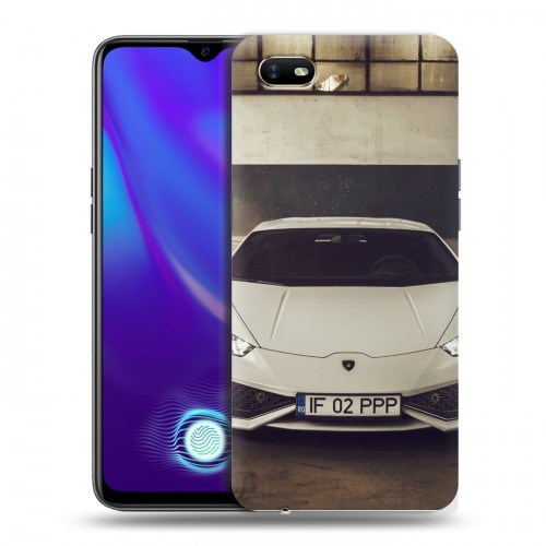 Дизайнерский силиконовый с усиленными углами чехол для OPPO A1k Lamborghini