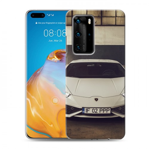 Дизайнерский пластиковый чехол для Huawei P40 Pro Lamborghini