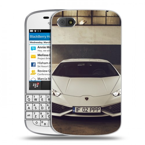 Дизайнерский пластиковый чехол для BlackBerry Q10 Lamborghini