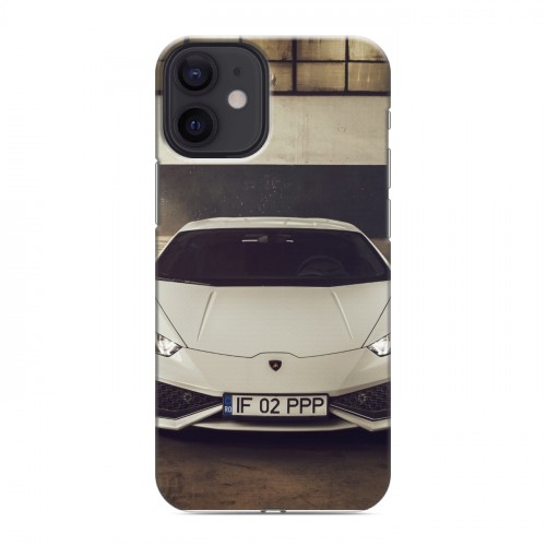 Дизайнерский силиконовый с усиленными углами чехол для Iphone 12 Mini Lamborghini