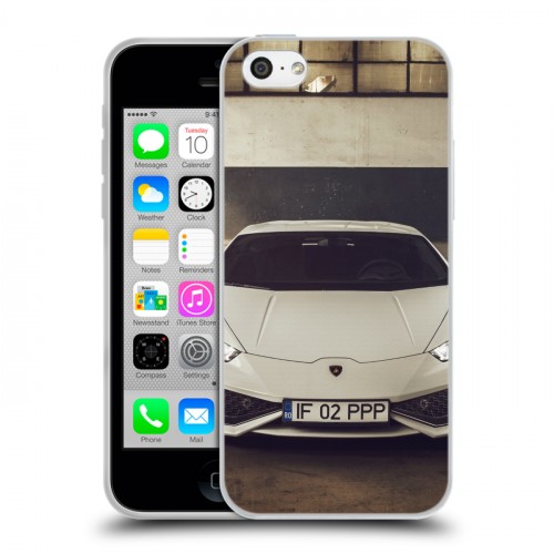 Дизайнерский пластиковый чехол для Iphone 5c Lamborghini