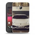 Дизайнерский пластиковый чехол для HTC Desire 200 Lamborghini