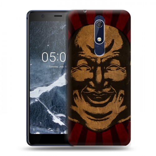 Дизайнерский пластиковый чехол для Nokia 5.1 Священный Будда