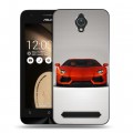 Дизайнерский пластиковый чехол для ASUS Zenfone Go Lamborghini