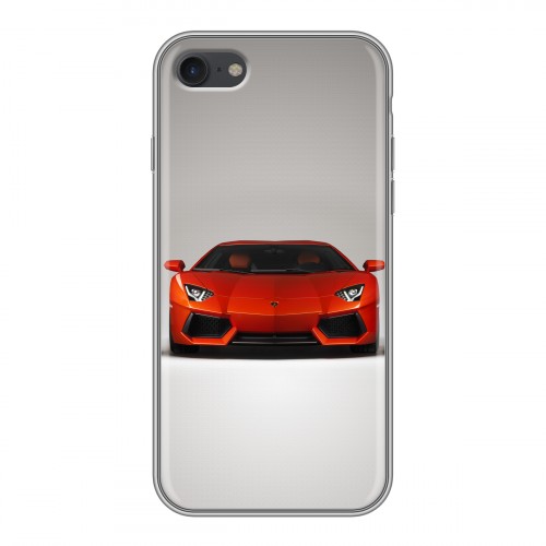 Дизайнерский силиконовый чехол для Iphone 7 Lamborghini