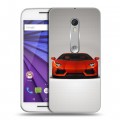 Дизайнерский пластиковый чехол для Lenovo Moto G Lamborghini