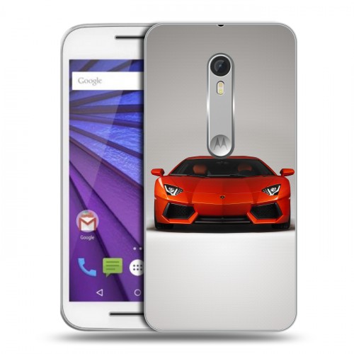 Дизайнерский пластиковый чехол для Lenovo Moto G Lamborghini