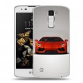 Дизайнерский пластиковый чехол для LG K8 Lamborghini