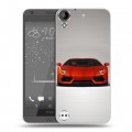 Дизайнерский пластиковый чехол для HTC Desire 530 Lamborghini