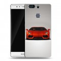 Дизайнерский пластиковый чехол для Huawei P9 Plus Lamborghini