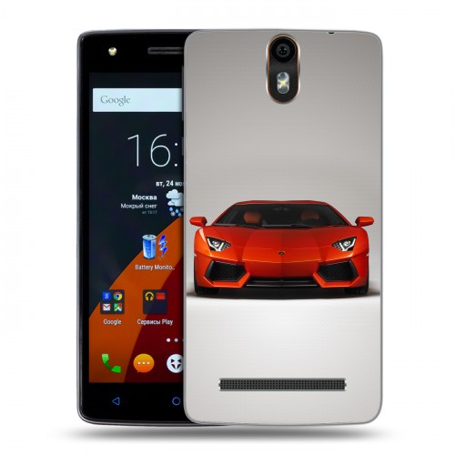 Дизайнерский силиконовый чехол для Wileyfox Storm Lamborghini