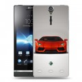 Дизайнерский пластиковый чехол для Sony Xperia S Lamborghini