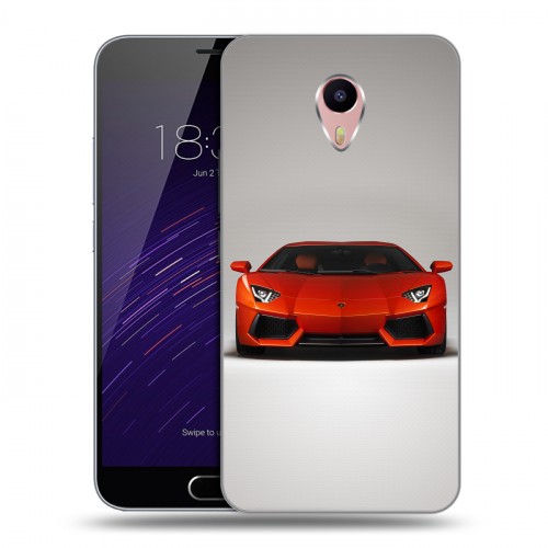 Дизайнерский пластиковый чехол для Meizu M3 Max Lamborghini