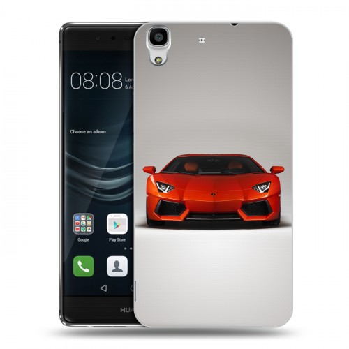 Дизайнерский пластиковый чехол для Huawei Y6II Lamborghini