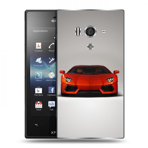 Дизайнерский пластиковый чехол для Sony Xperia acro S Lamborghini