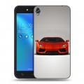 Дизайнерский пластиковый чехол для Asus ZenFone Live Lamborghini