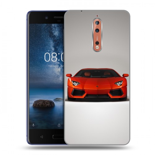 Дизайнерский пластиковый чехол для Nokia 8 Lamborghini